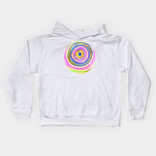 Neon Mandala Kids Hoodie